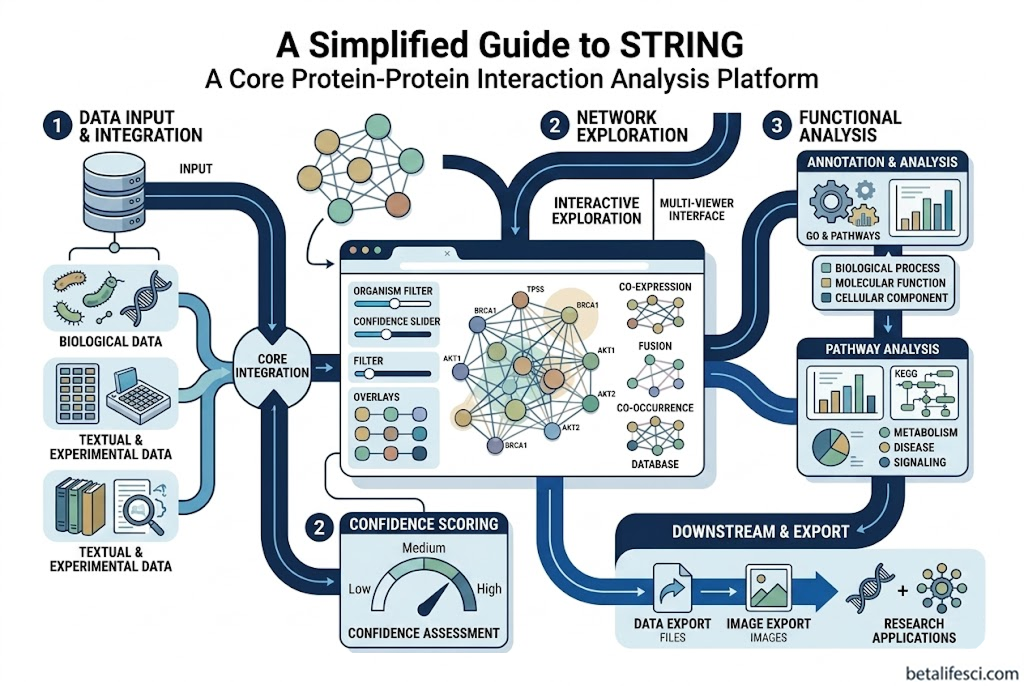 A Comprehensive Guide to STRING: A Protein-Protein Interaction Network