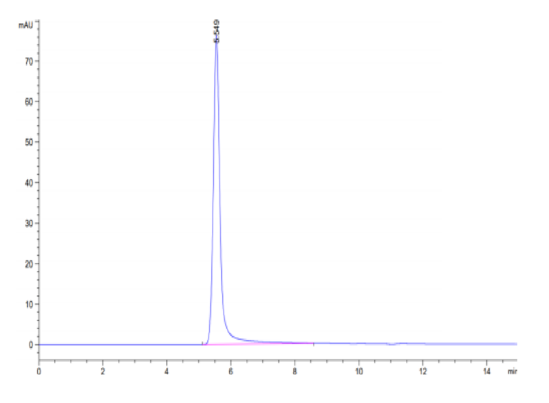The purity of Human Envelop VLP Control is greater than 95% as determined by SEC-HPLC.Recombinant Human Envelop VLP Control