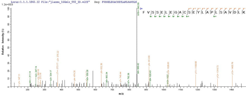 Based on the SEQUEST from database of E.coli host and target protein, the LC-MS/MS Analysis result of this product could indicate that this peptide derived from E.coli-expressed Homo sapiens (Human) NPR2.Recombinant Human Atrial Natriuretic Peptide Receptor 2 (NPR2) Protein (His-SUMO)