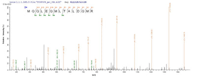 Based on the SEQUEST from database of E.coli host and target protein, the LC-MS/MS Analysis result of this product could indicate that this peptide derived from E.coli-expressed Homo sapiens (Human) STAT3.Recombinant Human Signal Transducer And Activator Of Transcription 3 (STAT3) Protein (His-SUMO)
