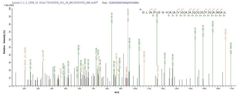 Based on the SEQUEST from database of E.coli host and target protein, the LC-MS/MS Analysis result of this product could indicate that this peptide derived from E.coli-expressed Mycobacterium tuberculosis mpt51.Recombinant Mycobacterium Tuberculosis Mpt51/Mpb51 Antigen (MPT51) Protein (His-SUMO)