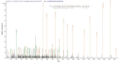 Based on the SEQUEST from database of E.coli host and target protein, the LC-MS/MS Analysis result of this product could indicate that this peptide derived from E.coli-expressed Colwellia psychrerythraea (strain 34H / ATCC BAA-681) (Vibrio psychroerythus) dinB.Recombinant Colwellia Psychrerythraea Dna Polymerase Iv (DINB) Protein (His)